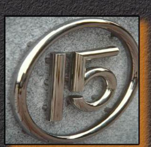 3D Metal Letters